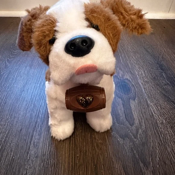 ELF PETS Dog St Bernard Tradition Elf On The Shelf 7" Plush Stuffed Animal Toy - Picture 3 of 6